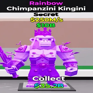 Chimpanzini Kingini Rainbow Fortnite Steal the Brainrot