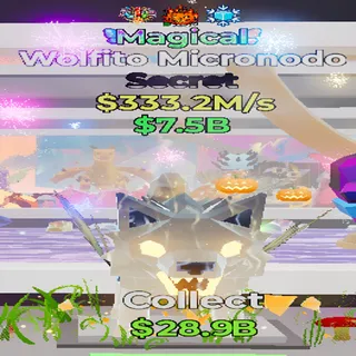 Wolfito Micronodo Magical 3 Traits Fortnite Steal the Brainrot