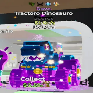 Tractoro Dinosauro Rave 4 Traits Fortnite Steal the Brainrot