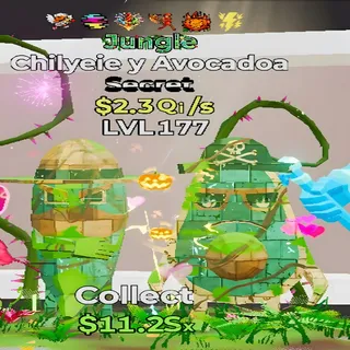 Chilyeie y Avocadoa Jungle 5 Traits Fortnite Steal the Brainrot