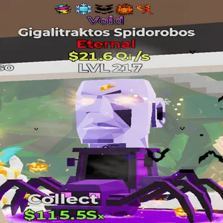 Gigalitraktos Spidorobos Void 5 Traits Fortnite Steal the Brainrot