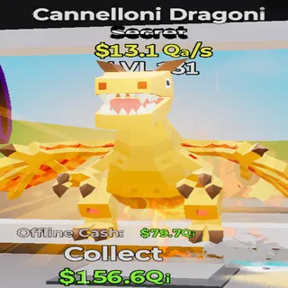 Cannelloni Dragoni 13.1Qa/s lvl 131 Fortnite Steal the Brainrot