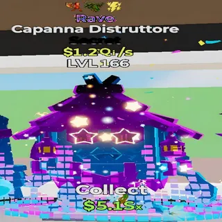 Capanna Distruttore Rave 3 Traits Fortnite Steal the Brainrot