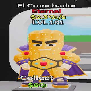 El Crunchador 2.3Qa/s lvl 101 Fortnite Steal the Brainrot