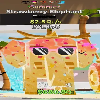 Strawberry Elephant Summer 5 Traits Fortnite Steal the Brainrot
