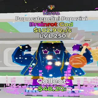 Popocatepelini Popozini Rave 1 Trait Fortnite Steal the Brainrot