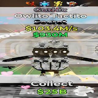 Owlito Tactito Gothic 4 Traits Fortnite Steal the Brainrot