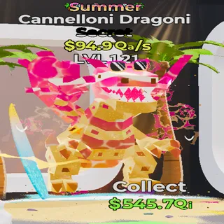 Cannelloni Dragoni Summer 94.9Qa/s lvl 121 Fortnite Steal the Brainrot