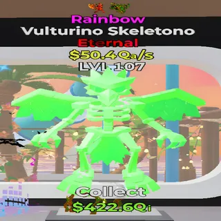 Vulturino Skeletono Rainbow 2 Traits Fortnite Steal the Brainrot