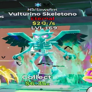 Vulturino Skeletono Halloween 2 Traits Fortnite Steal the Brainrot