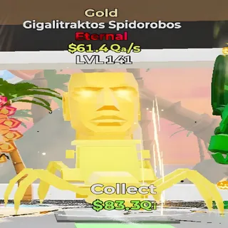 Gigalitraktos Spidorobos Gold Fortnite Steal the Brainrot