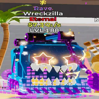 Wreckzilla Rave 1 Trait Fortnite Steal the Brainrot