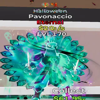 Pavonaccio Halloween 2 Traits Fortnite Steal the Brainrot