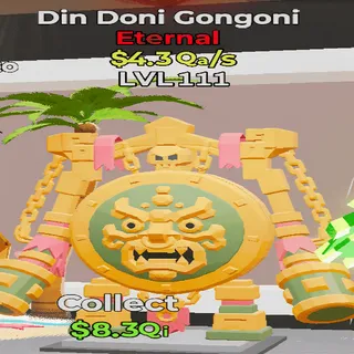 Din Doni Gongoni 4.3Qa/s lvl 111 Fortnite Steal the Brainrot