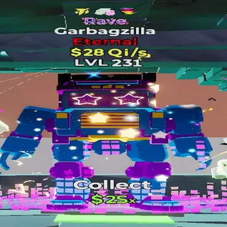Garbagzilla Rave 3 Traits Fortnite Steal the Brainrot