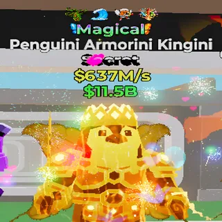 Penguini Armorini Kingini Magical 4 Traits Fortnite Steal the Brainrot