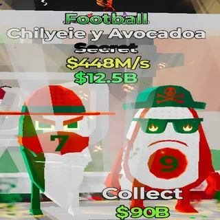 Chilyeie y Avocadoa Football 1 Trait Fortnite Steal the Brainrot
