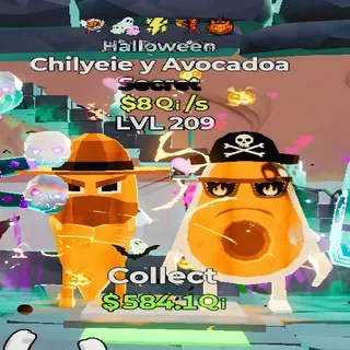 Chilyeie y Avocadoa Halloween 5 Traits Fortnite Steal the Brainrot