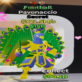 Pavonaccio Football 2 Traits Fortnite Steal the Brainrot