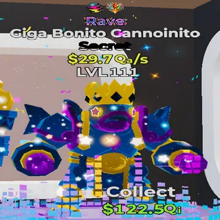 Giga Bonito Cannoinito Rave 2 Traits Fortnite Steal the Brainrot