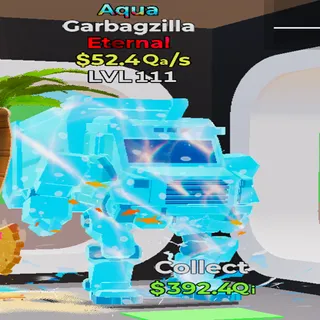 Garbagzilla Aqua 52.4Qa/s lvl 111 Fortnite Steal the Brainrot