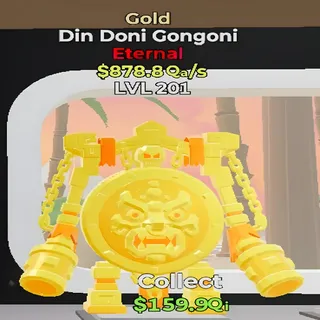 Din Doni Gongoni Gold Fortnite Steal the Brainrot