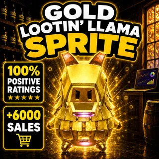 Gold Lootin' Llama Sprite