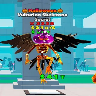 Vulturino Skeletono Halloween Fight the Brainrot