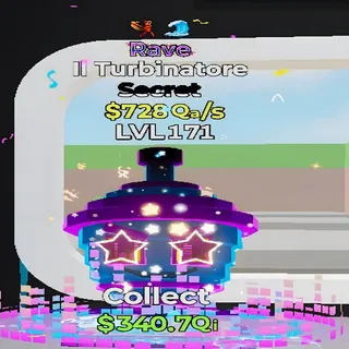 Il Turbinatore Rave 2 Traits Fortnite Steal the Brainrot