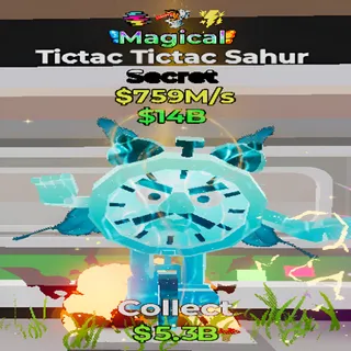 Tictac Tictac Sahur Magical 3 Traits Fortnite Steal the Brainrot