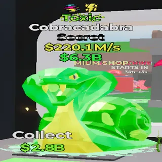 Cobracadabra Toxic 2 Traits Fortnite Steal the Brainrot