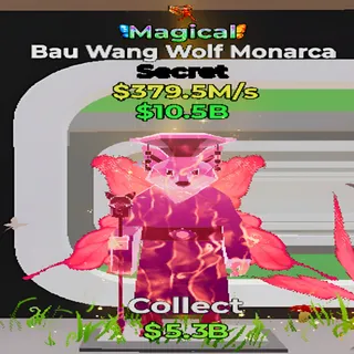 Bau Wang Wolf Monarca Magical 1 Trait Fortnite Steal the Brainrot