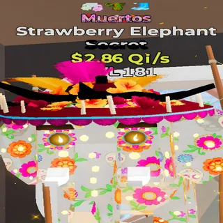 Strawberry Elephant Muertos 3 Traits Fortnite Steal the Brainrot