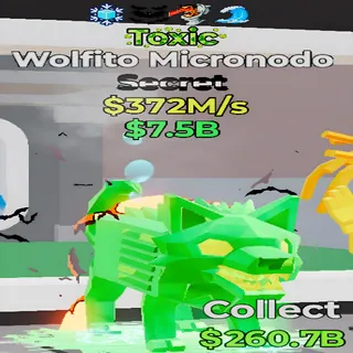 Wolfito Micronodo Toxic 4 Traits Fortnite Steal the Brainrot