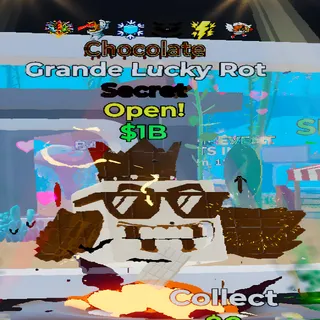 Grande Lucky Rot Chocolate 6 Traits Fortnite Steal the Brainrot