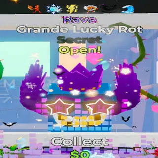 Grande Lucky Rot Rave 6 Traits Fortnite Steal the Brainrot