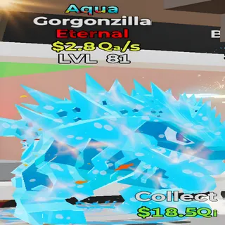 Gorgonzilla Aqua 2.8Qa/s Lvl 81 Fortnite Steal the Brainrot