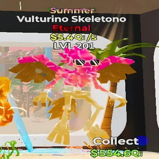 Vulturino Skeletono Summer Fortnite Steal the Brainrot
