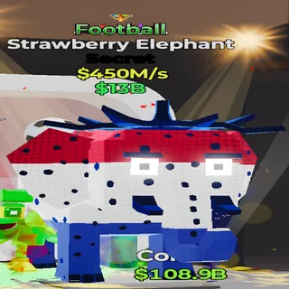 Strawberry Elephant Football 1 Trait Fortnite Steal the Brainrot