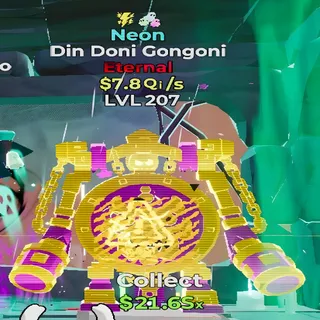 Din Doni Gongoni Neon 2 Traits Fortnite Steal the Brainrot