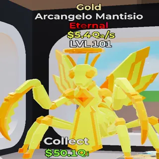 Arcangelo Mantisio Gold 5.4Qa/s lvl 101 Fortnite Steal the Brainrot