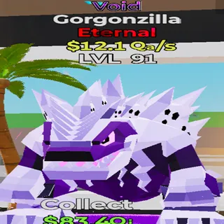 Gorgonzilla Void 12.1Qa/s lvl 91 Fortnite Steal the Brainrot