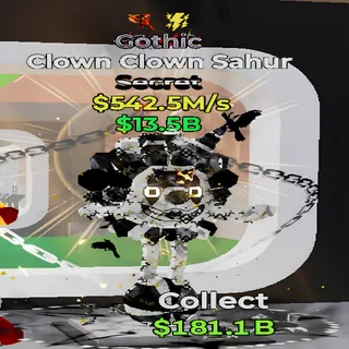 Clown Clown Sahur Gothic 2 Traits Fortnite Steal the Brainrot