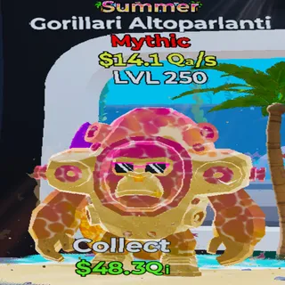Gorillari Altoparlanti Summer Fortnite Steal the Brainrot