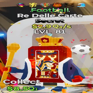 Re Delle Carte Football 2.9Qa/s Lvl 81 6 Traits Fortnite Steal the Brainrot
