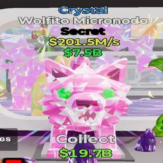 Fortnite Steal the Brainrot Wolfito Micronodo Crystal 201.5M/s