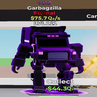 Garbagzilla Void 75.7Qa/s lvl 111 Fortnite Steal the Brainrot