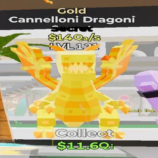 Cannelloni Dragoni Gold 14Qa/s lvl 121 Fortnite Steal the Brainrot