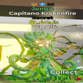 Capitano Krakenfire Jungle 3 Traits Fortnite Steal the Brainrot