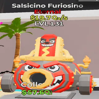 Salsicino Furiosino 19.7Qa/s lvl 131 Fortnite Steal the Brainrot